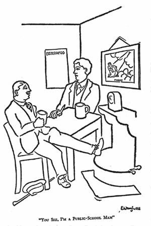 ILLUSTRATION DE WAUGH POUR GRANDEUR ET DECADENCE